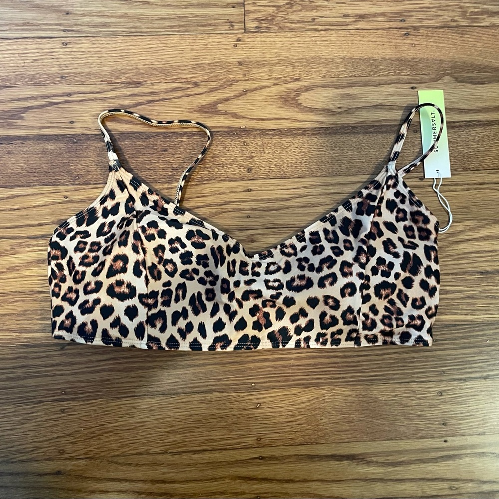 Summersalt Leopard Bikini Top